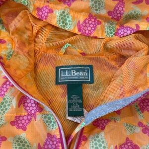 LL Bean kids rain jacket.